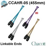 Chacott 198 Silver Hi-grip Rubber Clubs (455 mm) (Linkable ends) 301505-0005-58