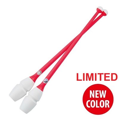 Chacott 050 White x Red Junior Rubber Clubs (365 mm) (Linkable ends) 301505-0004-98