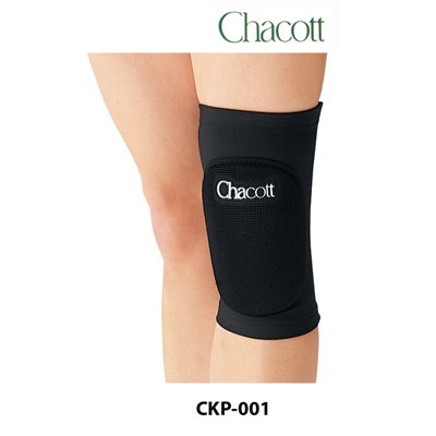 Chacott Noir Support Pour Genou 301512-0001-98-009