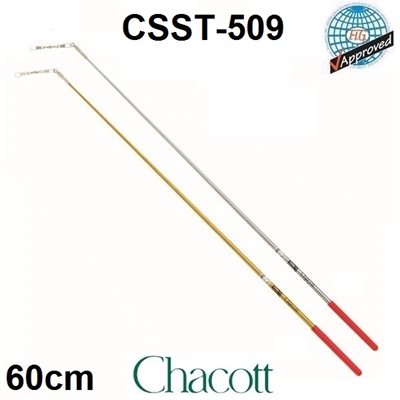 Chacott Bâton Métallique avec Poignée Rouge (Point flexible) (600 mm) 301501-0009-58