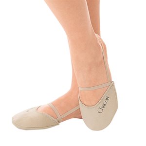 Chacott Medium (M) Polyester Pointed Tip Beige Half Shoes 5389-06002