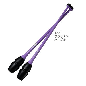 Chacott 177 Black x Purple Rubber Clubs (410 mm) (Linkable ends) 301505-0003-98