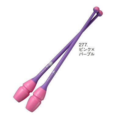 Chacott 277 Pink x Purple Rubber Clubs (410 mm) (Linkable ends) 301505-0003-98