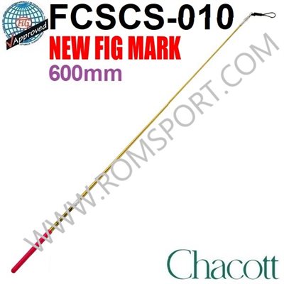 Chacott Super Bâton de Carbone (600 mm) 301501-0010-98 (Recommandé pour les meilleurs gymnastes de niveau haut)