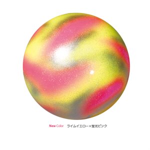 Sasaki Lime Yellow x Fluo Pink (LYMYxKEP) Venus Ball (18.5 cm) M-207VE-F