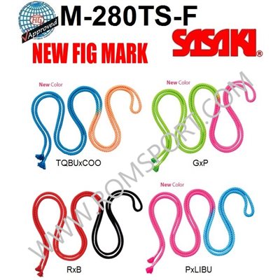 Sasaki Pink x Light Blue (PxLIBU) Bicolor Double-end Rope (3 m) M-280TS-F