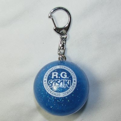Sasaki Blue (BU) Mini Ball Key Chain MS-9