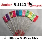 Romsports Ensemble Ruban Jaune (4m) & Bâton (48cm) R-414G