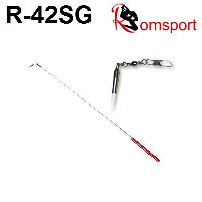 Romsports Bâton avec Poignée Rouge Performance (60 cm) R-42SG