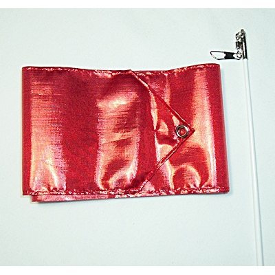 Romsports Rojo Cinta Metallic (3.6 m x 9 cm) y Varilla (50 cm) Conjunto R-459