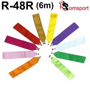 Romsports Ruban de Satin 1 couleur (5cm x 6m) R-48R