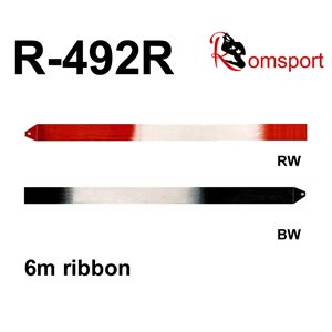 Romsports Ruban de Satin 2 couleurs (5cm x 6m) R-492R