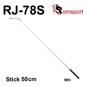 Romsports Junior White Stick with Black Grip (50 cm) RJ-78S