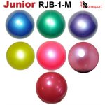 Romsports Ballon Junior Métallique Jaune (16 cm) RJB-1-M